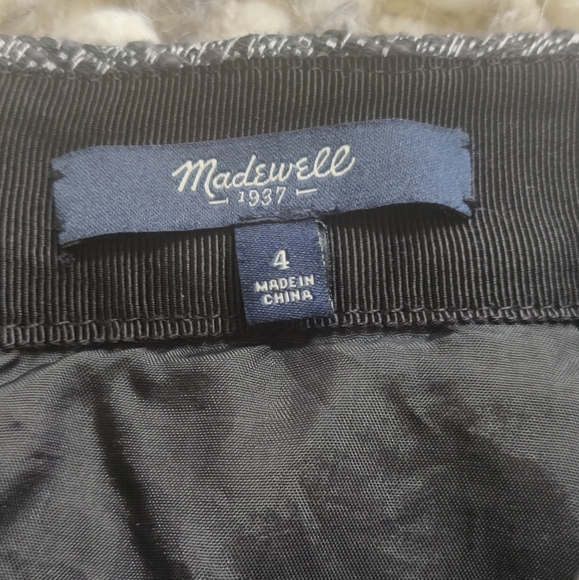 Madewell Tweed Ruffle Mini Skirt 4 - Picture 8 of 8